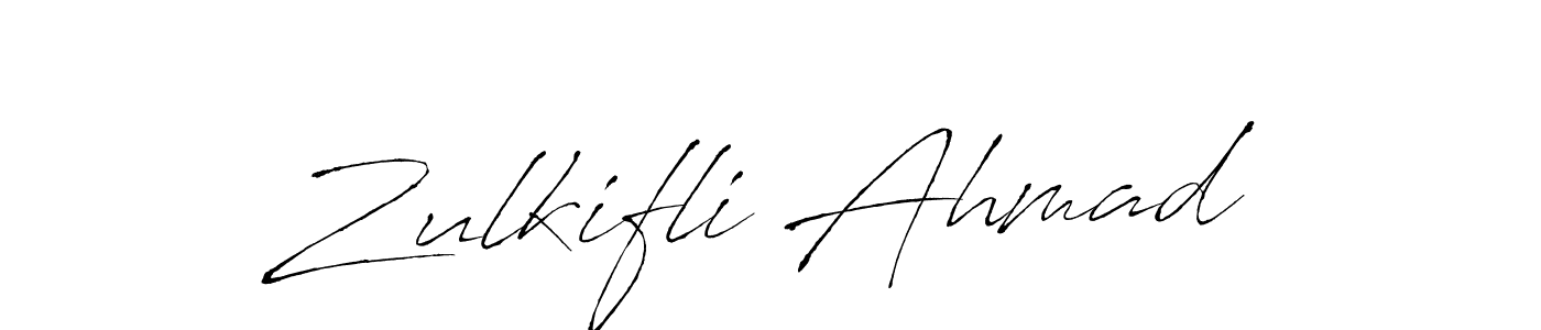 This is the best signature style for the Zulkifli Ahmad name. Also you like these signature font (Antro_Vectra). Mix name signature. Zulkifli Ahmad signature style 6 images and pictures png