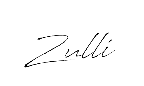 Zulli stylish signature style. Best Handwritten Sign (Antro_Vectra) for my name. Handwritten Signature Collection Ideas for my name Zulli. Zulli signature style 6 images and pictures png