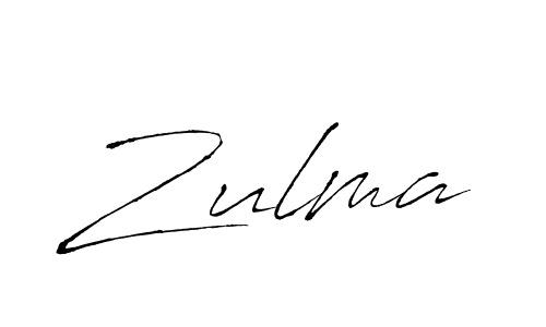 How to make Zulma signature? Antro_Vectra is a professional autograph style. Create handwritten signature for Zulma name. Zulma signature style 6 images and pictures png