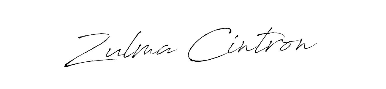 You should practise on your own different ways (Antro_Vectra) to write your name (Zulma Cintron) in signature. don't let someone else do it for you. Zulma Cintron signature style 6 images and pictures png