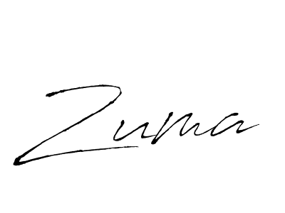 Zuma stylish signature style. Best Handwritten Sign (Antro_Vectra) for my name. Handwritten Signature Collection Ideas for my name Zuma. Zuma signature style 6 images and pictures png