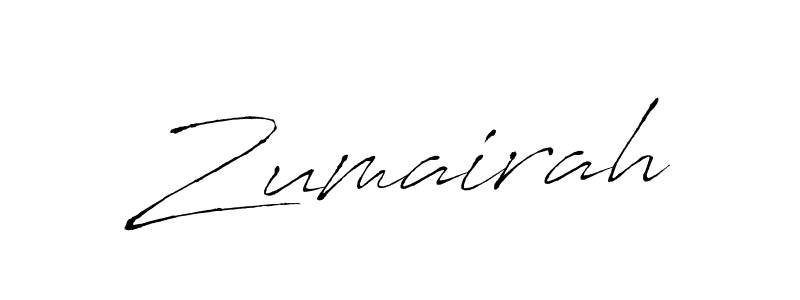 Use a signature maker to create a handwritten signature online. With this signature software, you can design (Antro_Vectra) your own signature for name Zumairah. Zumairah signature style 6 images and pictures png