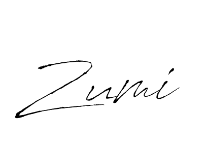 How to make Zumi signature? Antro_Vectra is a professional autograph style. Create handwritten signature for Zumi name. Zumi signature style 6 images and pictures png