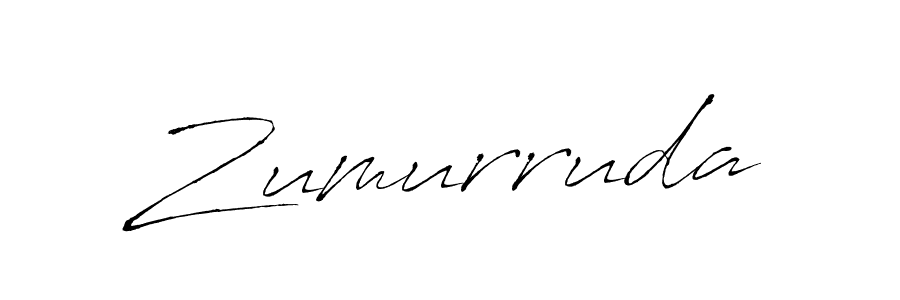 Design your own signature with our free online signature maker. With this signature software, you can create a handwritten (Antro_Vectra) signature for name Zumurruda. Zumurruda signature style 6 images and pictures png