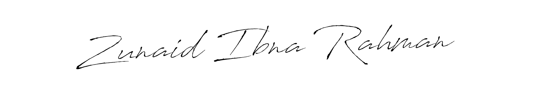 Zunaid Ibna Rahman stylish signature style. Best Handwritten Sign (Antro_Vectra) for my name. Handwritten Signature Collection Ideas for my name Zunaid Ibna Rahman. Zunaid Ibna Rahman signature style 6 images and pictures png