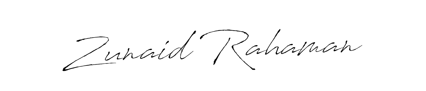Make a beautiful signature design for name Zunaid Rahaman. Use this online signature maker to create a handwritten signature for free. Zunaid Rahaman signature style 6 images and pictures png