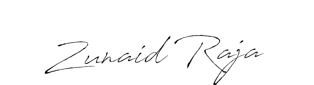 How to make Zunaid Raja signature? Antro_Vectra is a professional autograph style. Create handwritten signature for Zunaid Raja name. Zunaid Raja signature style 6 images and pictures png