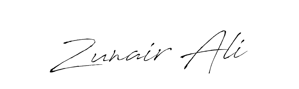 if you are searching for the best signature style for your name Zunair Ali. so please give up your signature search. here we have designed multiple signature styles  using Antro_Vectra. Zunair Ali signature style 6 images and pictures png