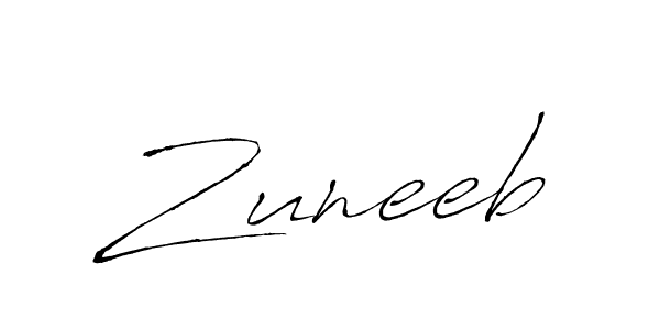 Antro_Vectra is a professional signature style that is perfect for those who want to add a touch of class to their signature. It is also a great choice for those who want to make their signature more unique. Get Zuneeb name to fancy signature for free. Zuneeb signature style 6 images and pictures png