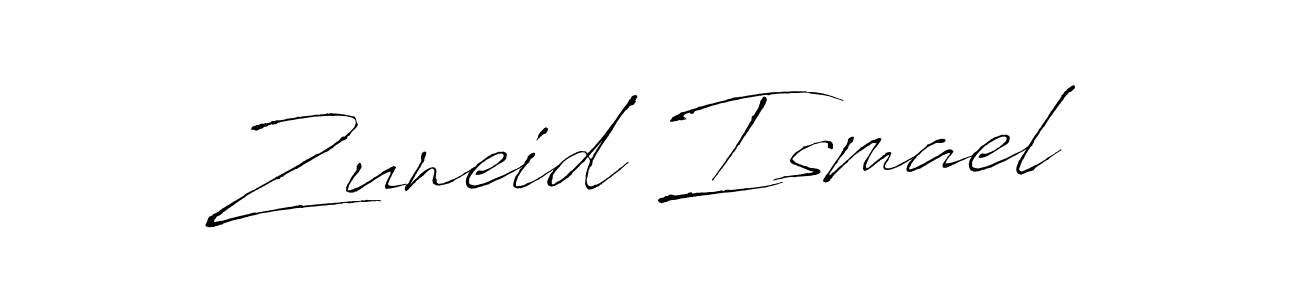 Also You can easily find your signature by using the search form. We will create Zuneid Ismael name handwritten signature images for you free of cost using Antro_Vectra sign style. Zuneid Ismael signature style 6 images and pictures png