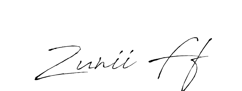 The best way (Antro_Vectra) to make a short signature is to pick only two or three words in your name. The name Zunii Ff include a total of six letters. For converting this name. Zunii Ff signature style 6 images and pictures png