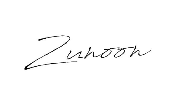 Also You can easily find your signature by using the search form. We will create Zunoon name handwritten signature images for you free of cost using Antro_Vectra sign style. Zunoon signature style 6 images and pictures png