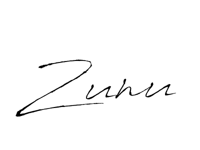 Also we have Zunu name is the best signature style. Create professional handwritten signature collection using Antro_Vectra autograph style. Zunu signature style 6 images and pictures png