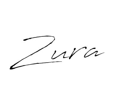 Design your own signature with our free online signature maker. With this signature software, you can create a handwritten (Antro_Vectra) signature for name Zura. Zura signature style 6 images and pictures png