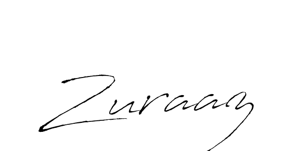 How to make Zuraaz name signature. Use Antro_Vectra style for creating short signs online. This is the latest handwritten sign. Zuraaz signature style 6 images and pictures png