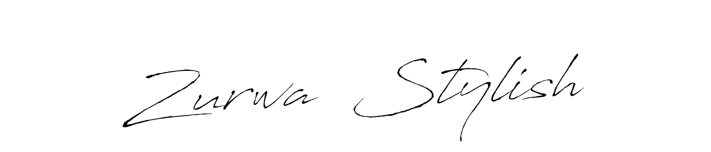Make a beautiful signature design for name Zurwa  Stylish. Use this online signature maker to create a handwritten signature for free. Zurwa  Stylish signature style 6 images and pictures png