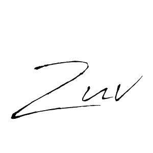 It looks lik you need a new signature style for name Zuv. Design unique handwritten (Antro_Vectra) signature with our free signature maker in just a few clicks. Zuv signature style 6 images and pictures png