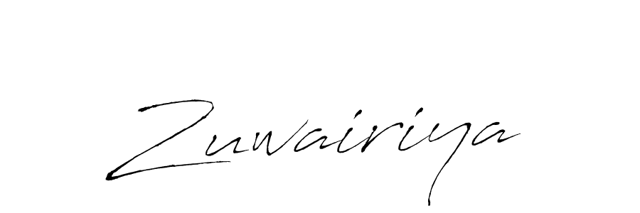 Make a beautiful signature design for name Zuwairiya. Use this online signature maker to create a handwritten signature for free. Zuwairiya signature style 6 images and pictures png