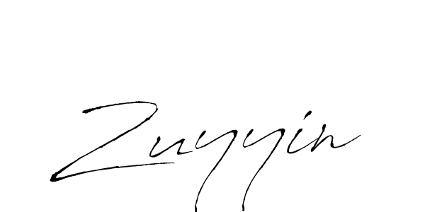 Zuyyin stylish signature style. Best Handwritten Sign (Antro_Vectra) for my name. Handwritten Signature Collection Ideas for my name Zuyyin. Zuyyin signature style 6 images and pictures png