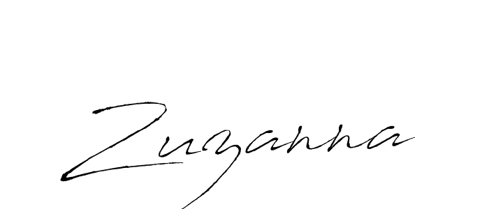 Make a beautiful signature design for name Zuzanna. With this signature (Antro_Vectra) style, you can create a handwritten signature for free. Zuzanna signature style 6 images and pictures png