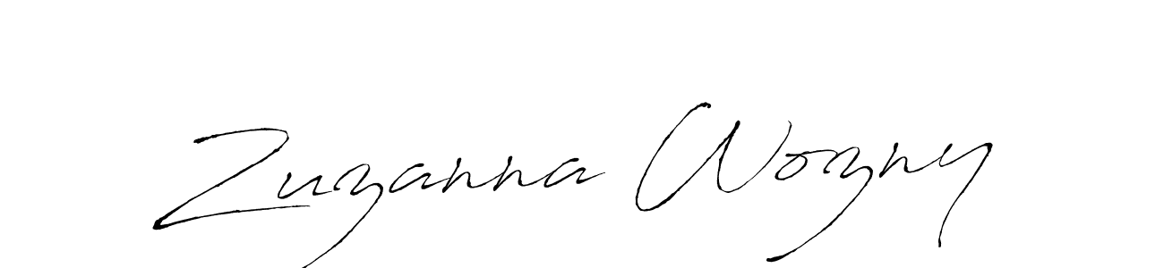 This is the best signature style for the Zuzanna Wozny name. Also you like these signature font (Antro_Vectra). Mix name signature. Zuzanna Wozny signature style 6 images and pictures png