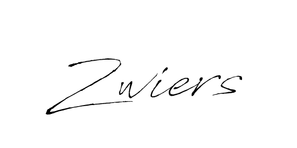 Make a beautiful signature design for name Zwiers. With this signature (Antro_Vectra) style, you can create a handwritten signature for free. Zwiers signature style 6 images and pictures png