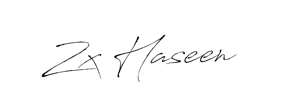 How to make Zx Haseen name signature. Use Antro_Vectra style for creating short signs online. This is the latest handwritten sign. Zx Haseen signature style 6 images and pictures png