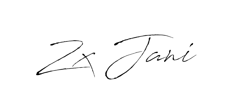 Create a beautiful signature design for name Zx Jani . With this signature (Antro_Vectra) fonts, you can make a handwritten signature for free. Zx Jani  signature style 6 images and pictures png