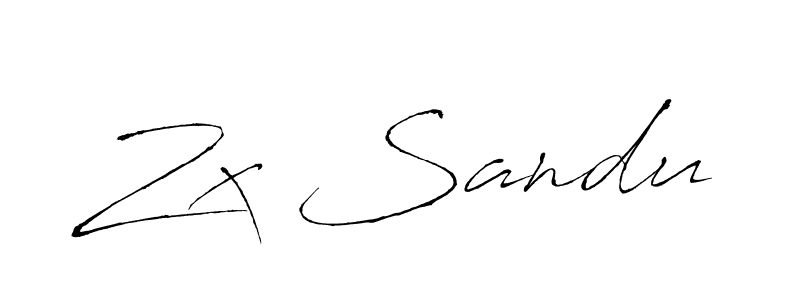 Create a beautiful signature design for name Zx Sandu. With this signature (Antro_Vectra) fonts, you can make a handwritten signature for free. Zx Sandu signature style 6 images and pictures png