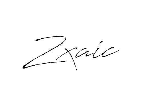 Design your own signature with our free online signature maker. With this signature software, you can create a handwritten (Antro_Vectra) signature for name Zxaic. Zxaic signature style 6 images and pictures png