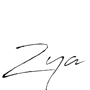 Use a signature maker to create a handwritten signature online. With this signature software, you can design (Antro_Vectra) your own signature for name Zya. Zya signature style 6 images and pictures png