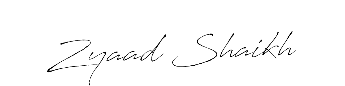The best way (Antro_Vectra) to make a short signature is to pick only two or three words in your name. The name Zyaad Shaikh include a total of six letters. For converting this name. Zyaad Shaikh signature style 6 images and pictures png