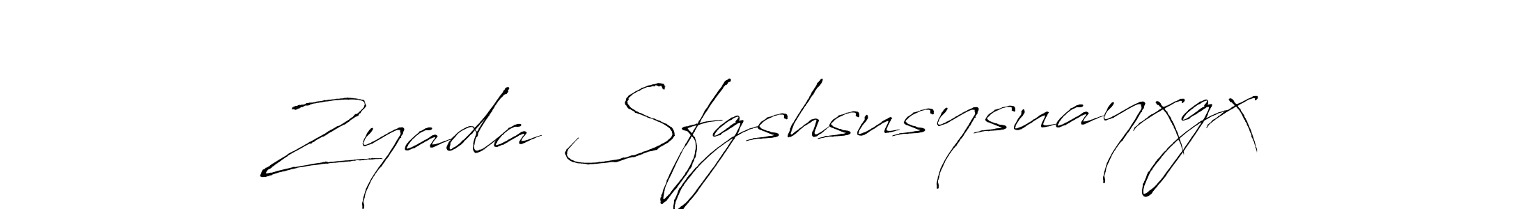 Also we have Zyada Sfgshsusysuayxgx name is the best signature style. Create professional handwritten signature collection using Antro_Vectra autograph style. Zyada Sfgshsusysuayxgx signature style 6 images and pictures png