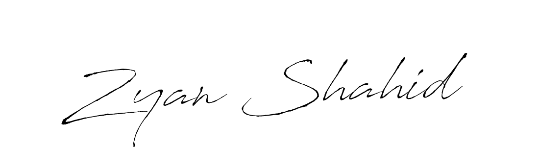 if you are searching for the best signature style for your name Zyan Shahid. so please give up your signature search. here we have designed multiple signature styles  using Antro_Vectra. Zyan Shahid signature style 6 images and pictures png