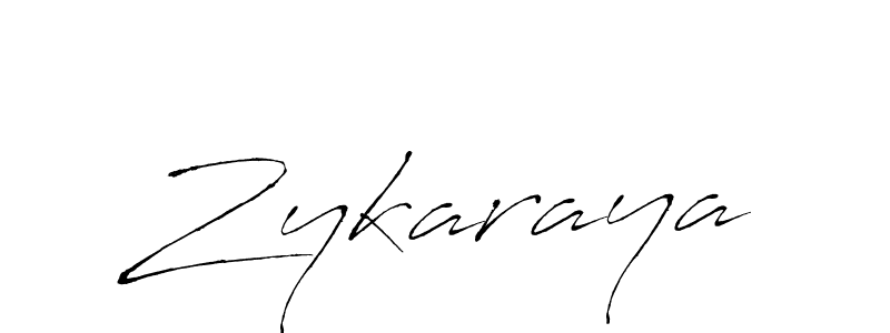 Create a beautiful signature design for name Zykaraya. With this signature (Antro_Vectra) fonts, you can make a handwritten signature for free. Zykaraya signature style 6 images and pictures png