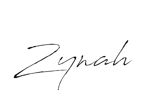 Also we have Zynah name is the best signature style. Create professional handwritten signature collection using Antro_Vectra autograph style. Zynah signature style 6 images and pictures png