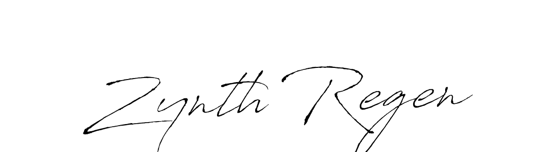 Best and Professional Signature Style for Zynth Regen. Antro_Vectra Best Signature Style Collection. Zynth Regen signature style 6 images and pictures png