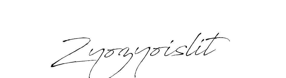 How to Draw Zyozyoislit signature style? Antro_Vectra is a latest design signature styles for name Zyozyoislit. Zyozyoislit signature style 6 images and pictures png