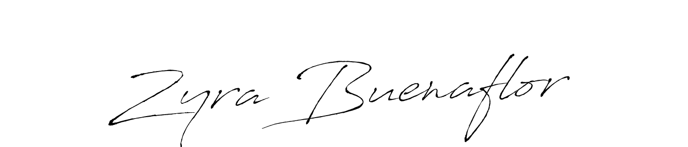 Design your own signature with our free online signature maker. With this signature software, you can create a handwritten (Antro_Vectra) signature for name Zyra Buenaflor. Zyra Buenaflor signature style 6 images and pictures png