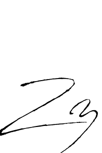 Create a beautiful signature design for name Zz. With this signature (Antro_Vectra) fonts, you can make a handwritten signature for free. Zz signature style 6 images and pictures png