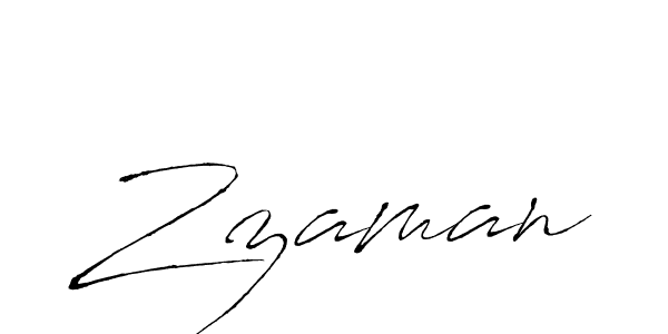 Design your own signature with our free online signature maker. With this signature software, you can create a handwritten (Antro_Vectra) signature for name Zzaman. Zzaman signature style 6 images and pictures png