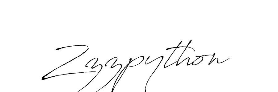 Once you've used our free online signature maker to create your best signature Antro_Vectra style, it's time to enjoy all of the benefits that Zzzpython name signing documents. Zzzpython signature style 6 images and pictures png