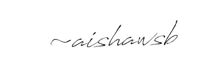 The best way (Antro_Vectra) to make a short signature is to pick only two or three words in your name. The name ~aishawsb include a total of six letters. For converting this name. ~aishawsb signature style 6 images and pictures png