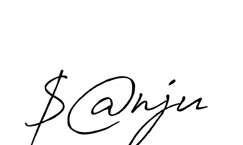 Once you've used our free online signature maker to create your best signature Antro_Vectra_Bolder style, it's time to enjoy all of the benefits that $@nju name signing documents. $@nju signature style 7 images and pictures png