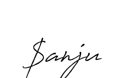 How to make $anju signature? Antro_Vectra_Bolder is a professional autograph style. Create handwritten signature for $anju name. $anju signature style 7 images and pictures png