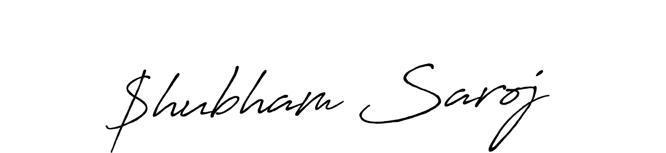 Also we have $hubham Saroj name is the best signature style. Create professional handwritten signature collection using Antro_Vectra_Bolder autograph style. $hubham Saroj signature style 7 images and pictures png