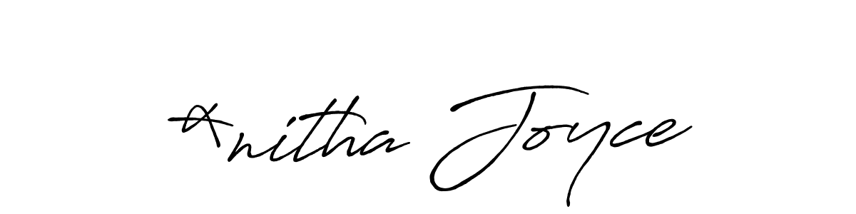 Create a beautiful signature design for name *nitha Joyce. With this signature (Antro_Vectra_Bolder) fonts, you can make a handwritten signature for free. *nitha Joyce signature style 7 images and pictures png