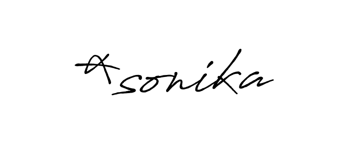 The best way (Antro_Vectra_Bolder) to make a short signature is to pick only two or three words in your name. The name *sonika include a total of six letters. For converting this name. *sonika signature style 7 images and pictures png