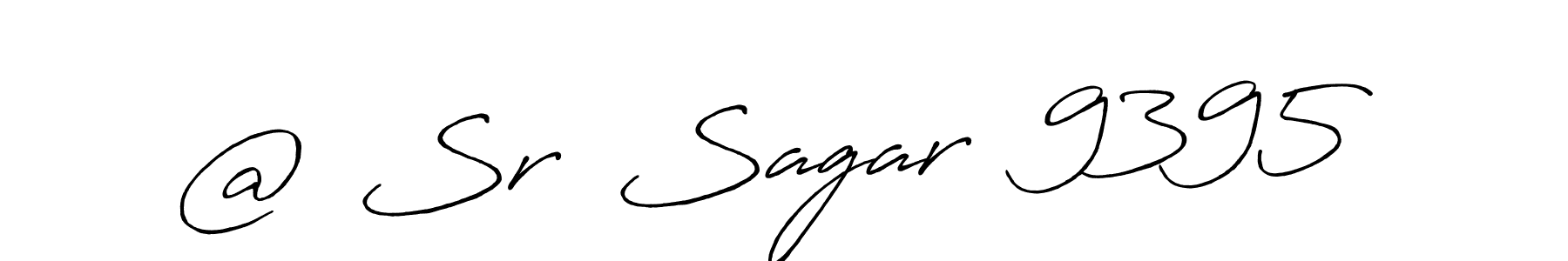Antro_Vectra_Bolder is a professional signature style that is perfect for those who want to add a touch of class to their signature. It is also a great choice for those who want to make their signature more unique. Get @  Sr  Sagar  9395 name to fancy signature for free. @  Sr  Sagar  9395 signature style 7 images and pictures png