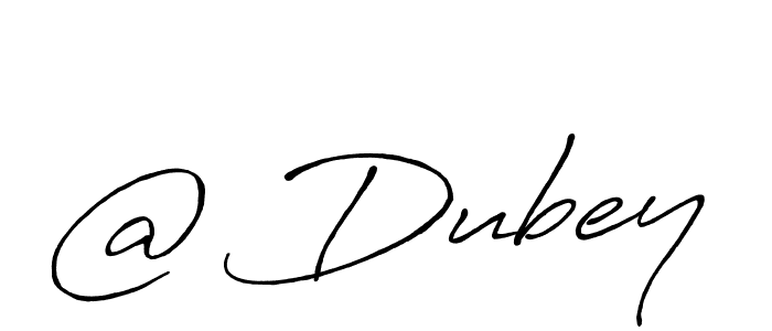 How to make @ Dubey signature? Antro_Vectra_Bolder is a professional autograph style. Create handwritten signature for @ Dubey name. @ Dubey signature style 7 images and pictures png